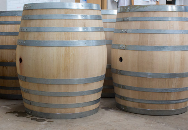 Used oak barrels – 500 liters – ex-red wine